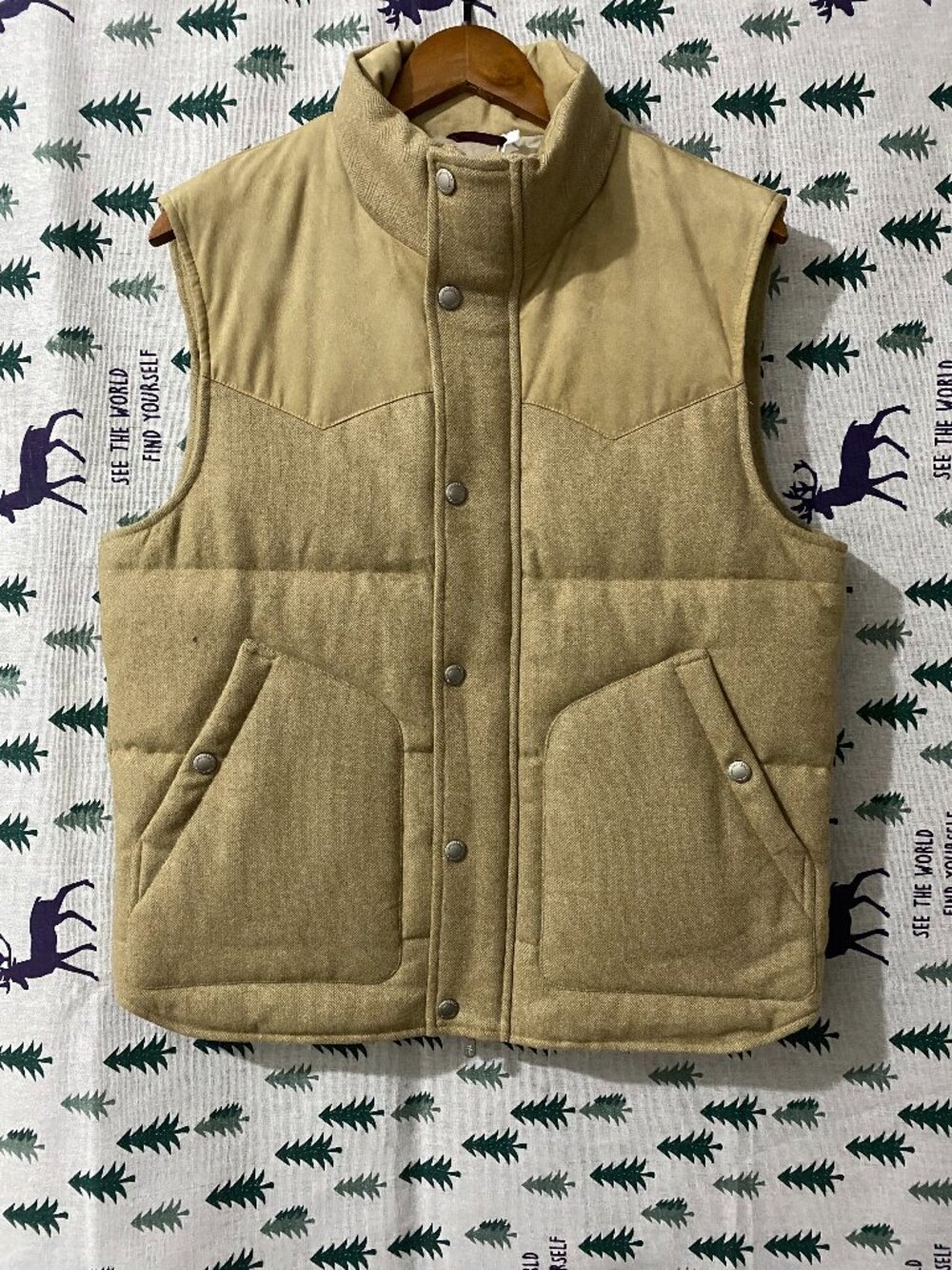 Brunello Cucinelli Suede and Down Patchwork Vest